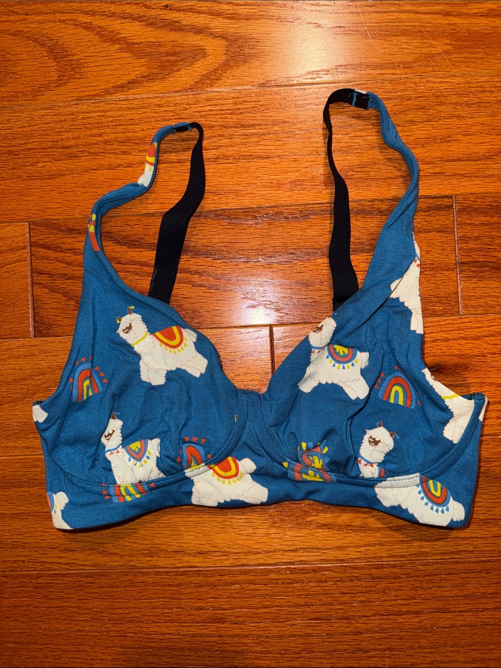 MeUndies Ultra Modal bralette Whole Llama Love Print S